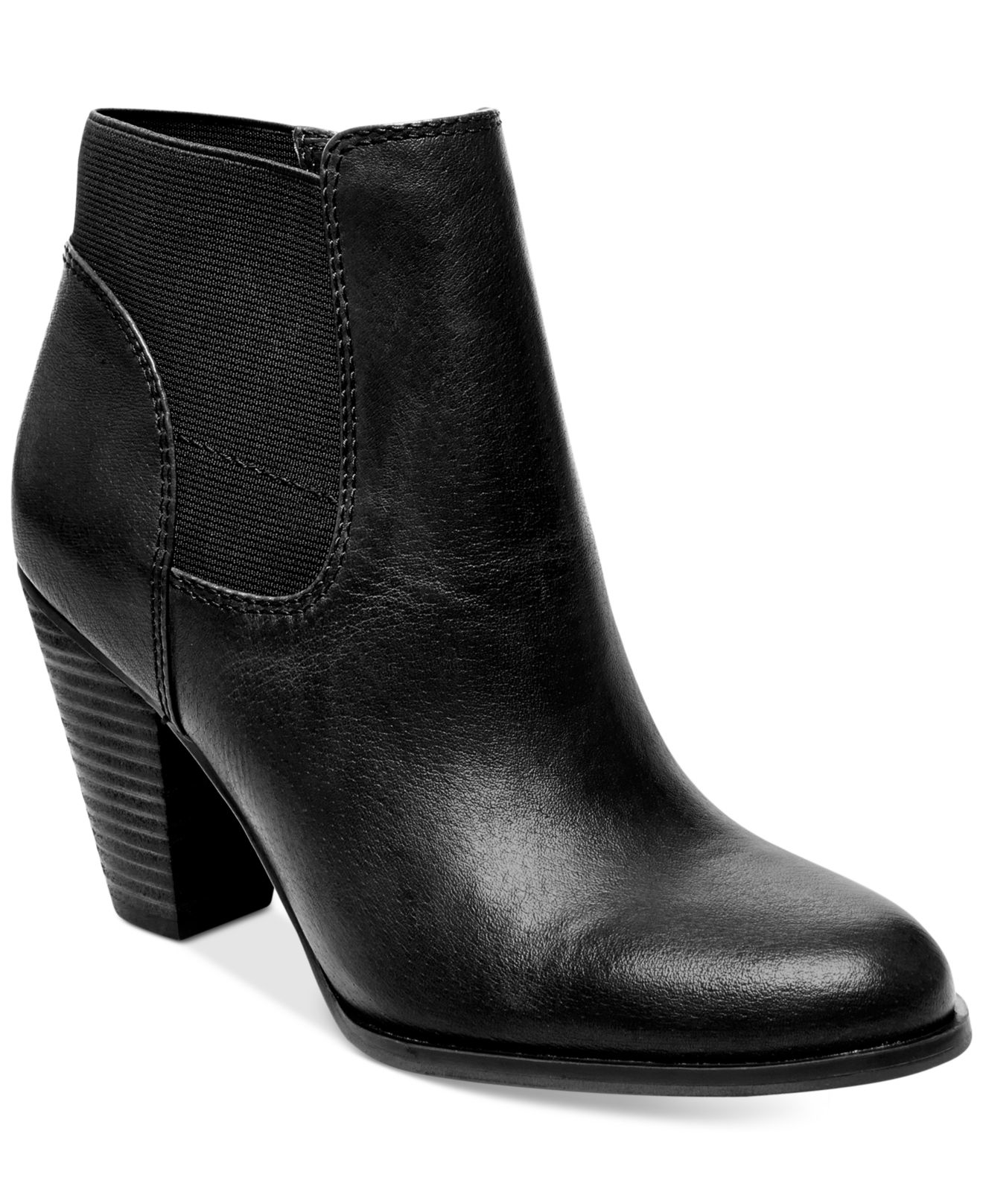 steve madden expert black booties