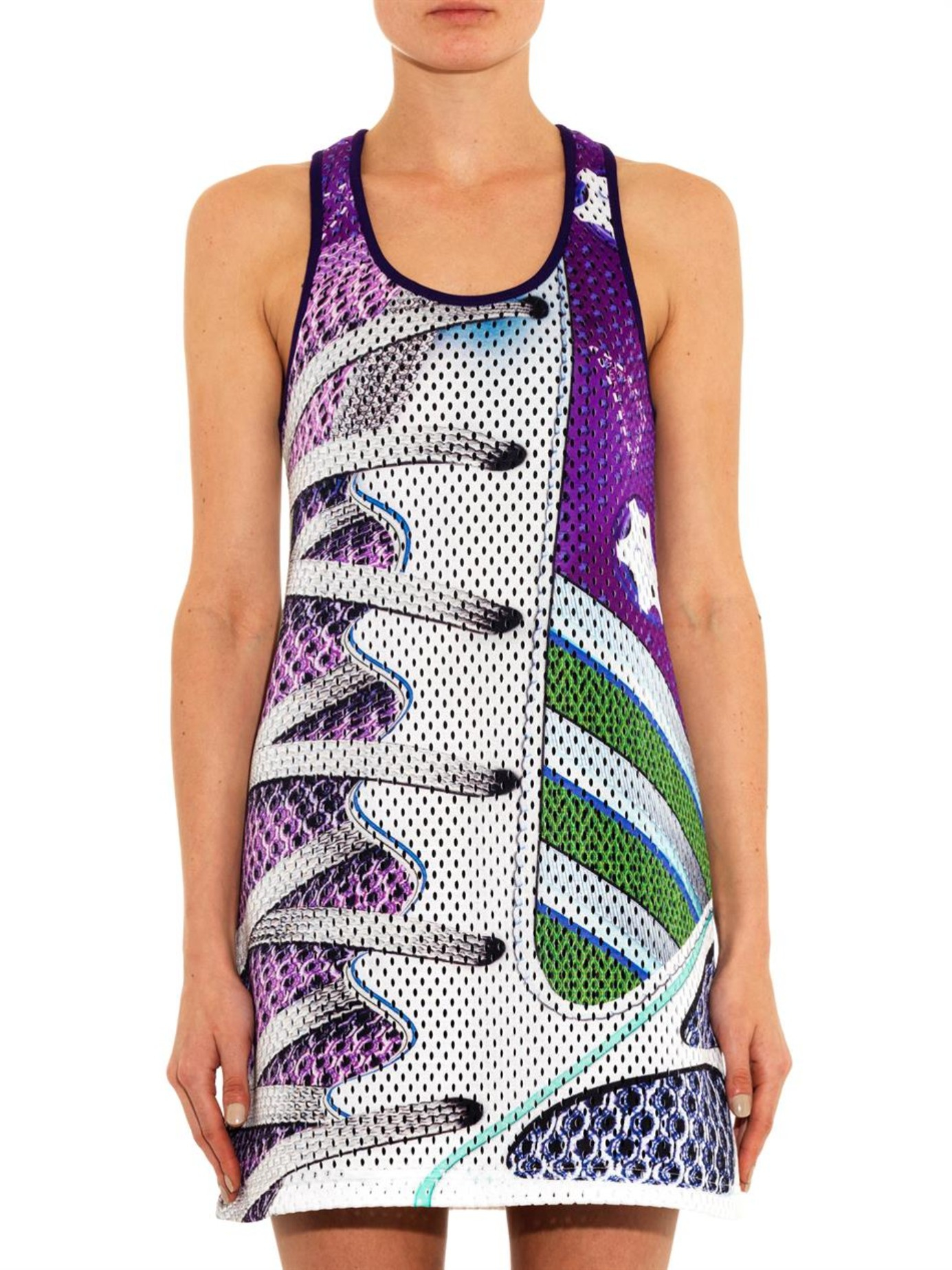 adidas purple dress