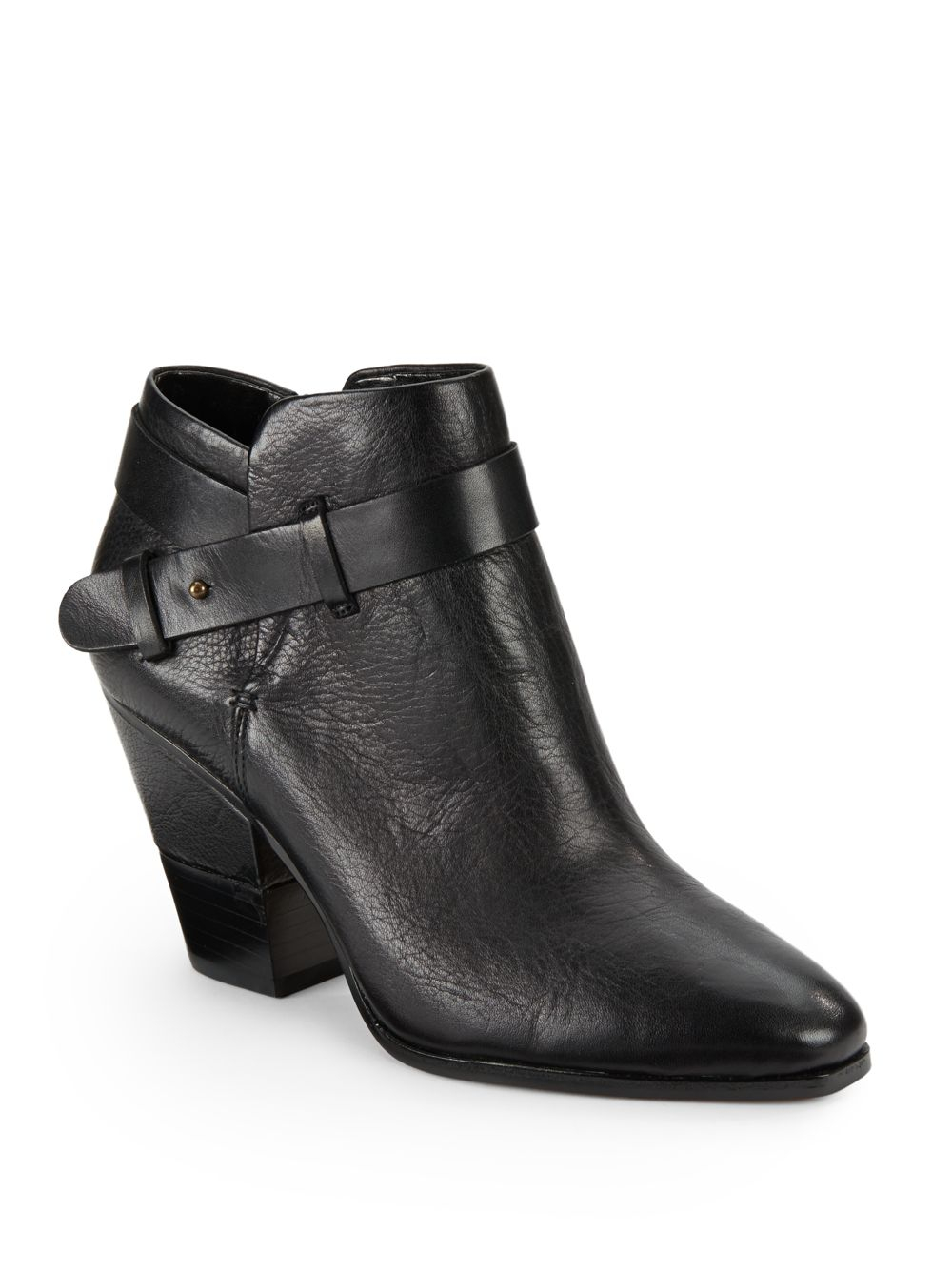 Dv By Dolce Vita Hilary Leather Ankle Boots in Black | Lyst