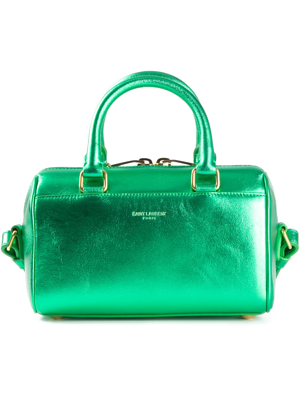 Saint Laurent Mini Duffle Shoulder Bag in Green Lyst