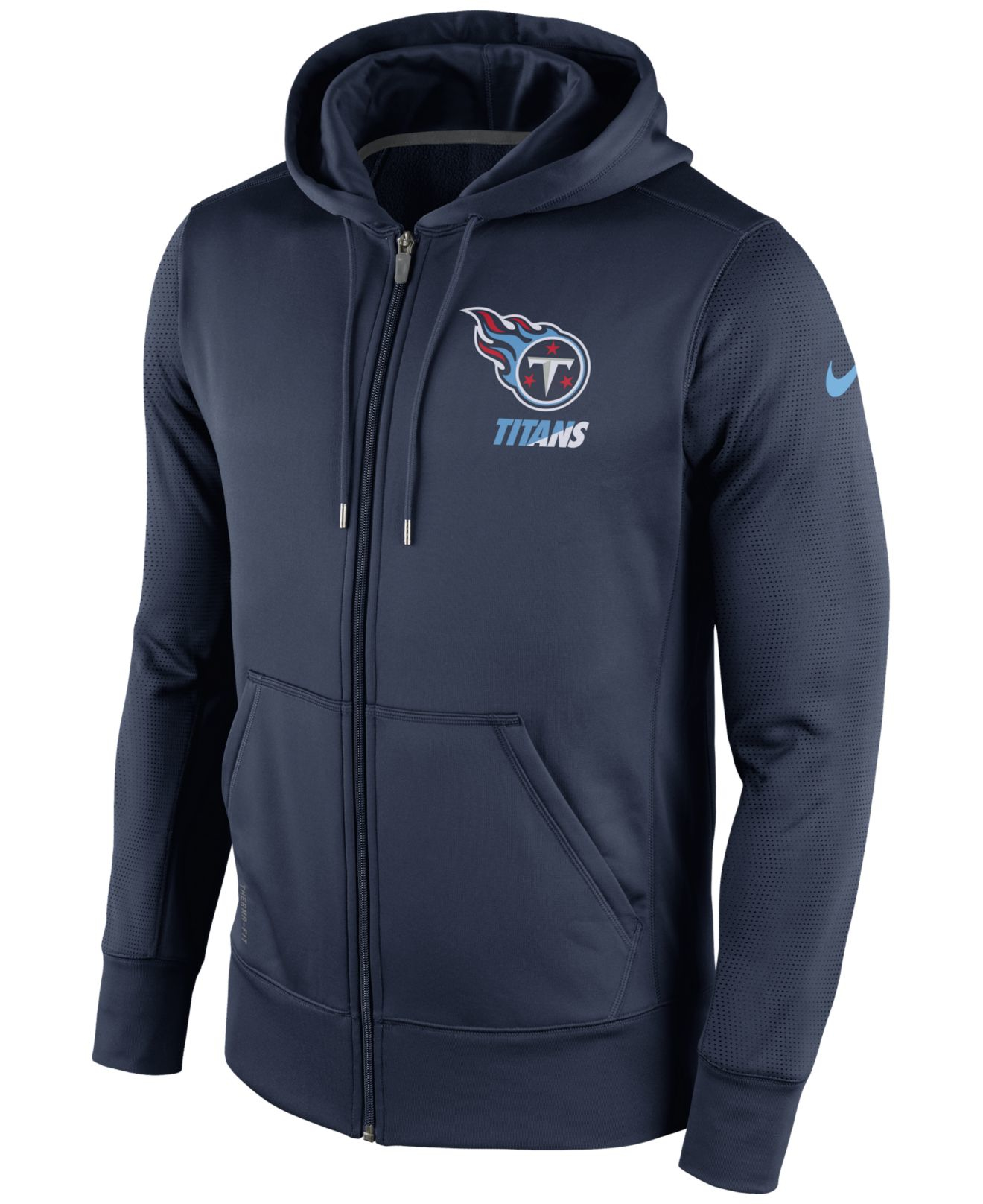 Lyst - Nike Men's Tennessee Titans Sideline Ko Fleece Full-zip Hoodie ...
