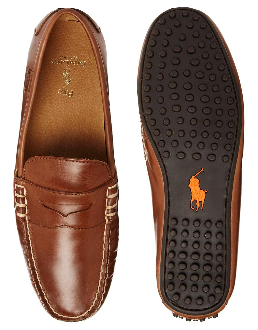 Lyst - Polo Ralph Lauren Wes Loafers in Brown for Men
