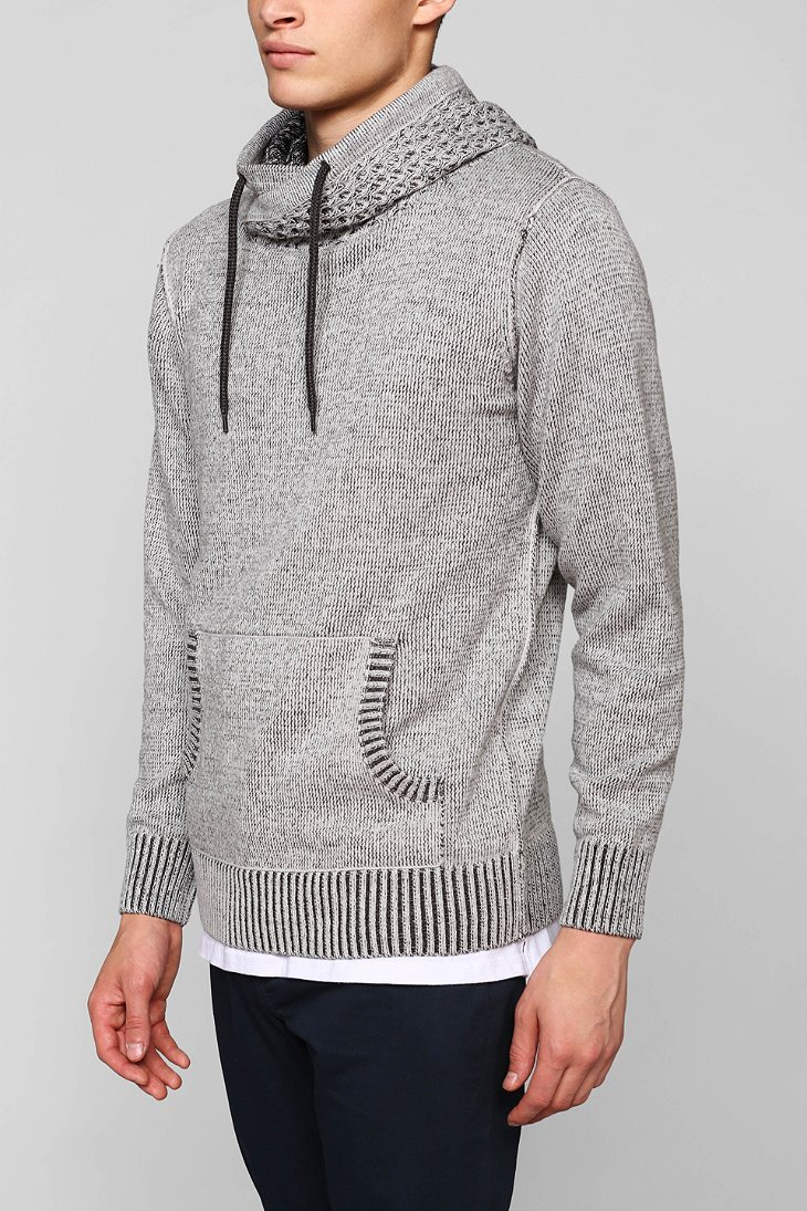 men's gray pullover