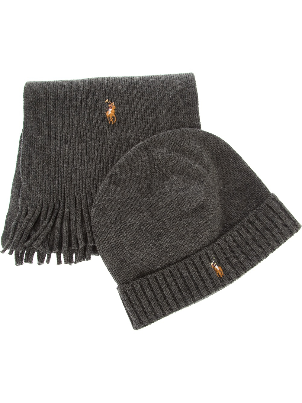 polo hat and scarf gift set