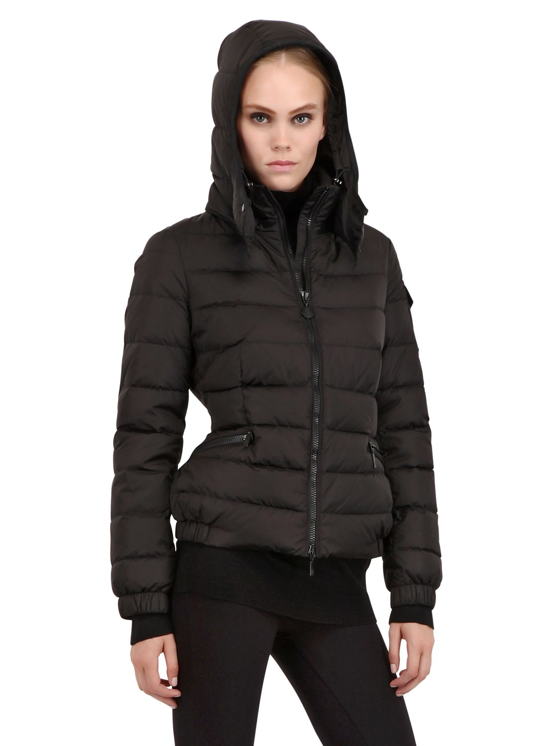 Lyst - Moncler Saby Quilted Nylon Down Jacket in Black for Men