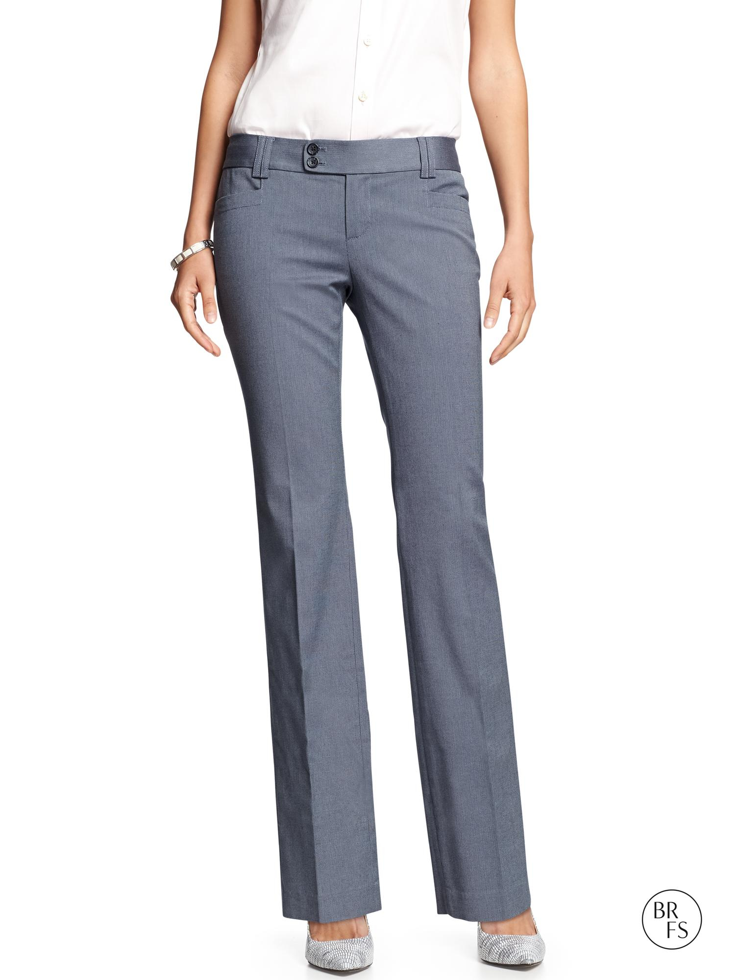 Banana republic Factory Straight Leg Chambray Pant Blue Chambray in ...