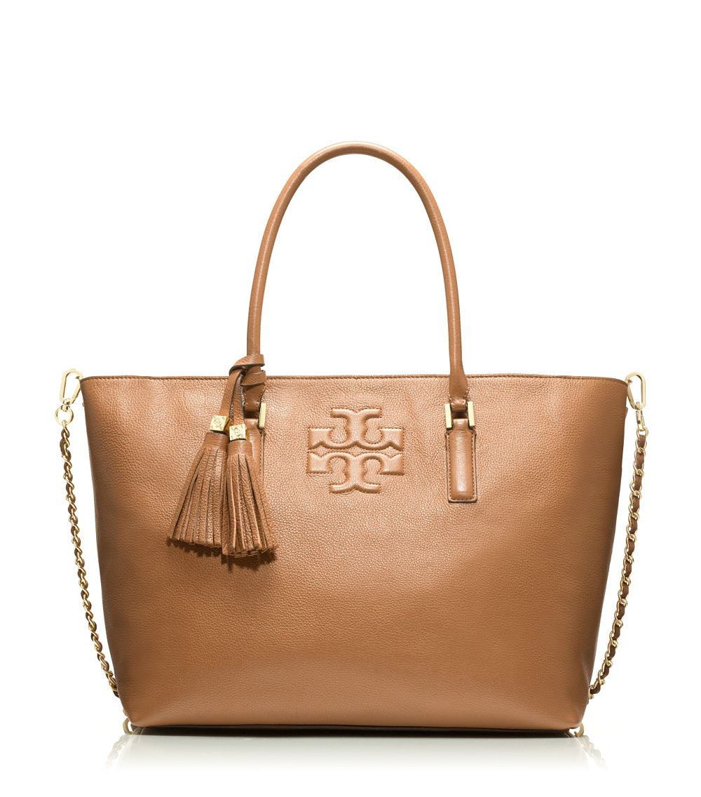 Tory Burch Thea Convertible Tote In Brown Lyst Gallery