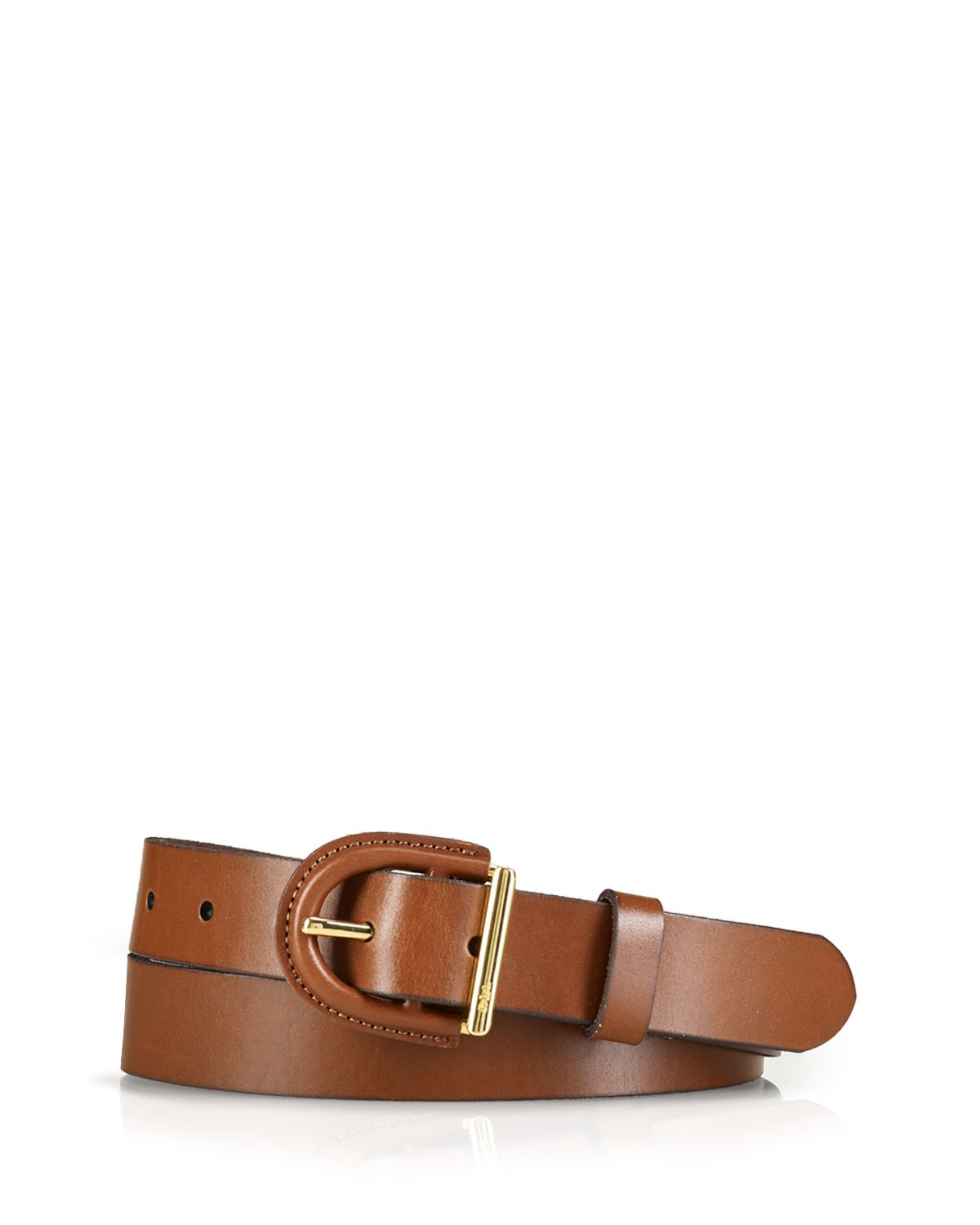 Ralph Lauren Lauren Belt - Stirrup Buckle in Brown - Lyst