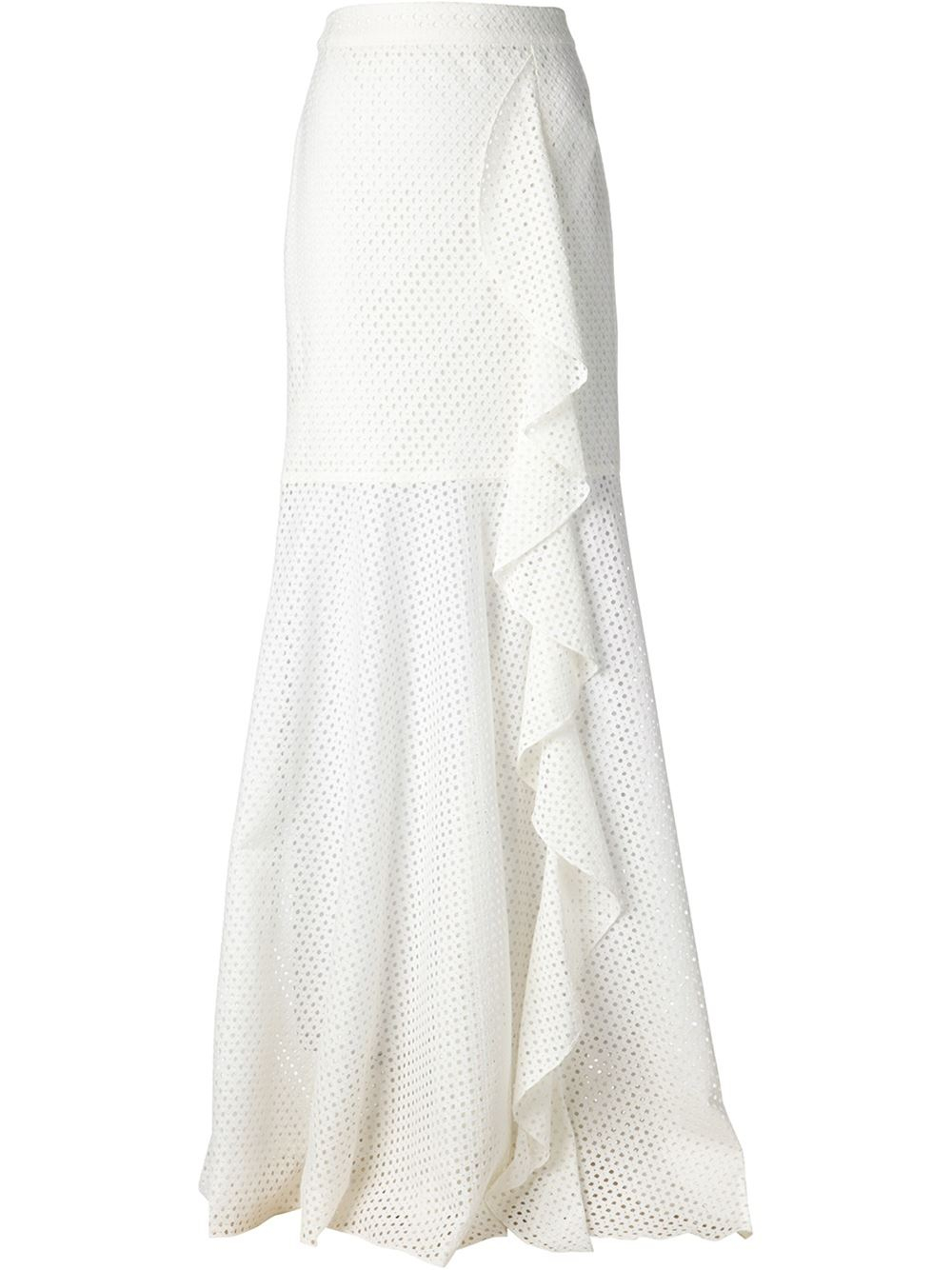 Le bon marche x the webster Erdem 'Georgia' Skirt in White | Lyst