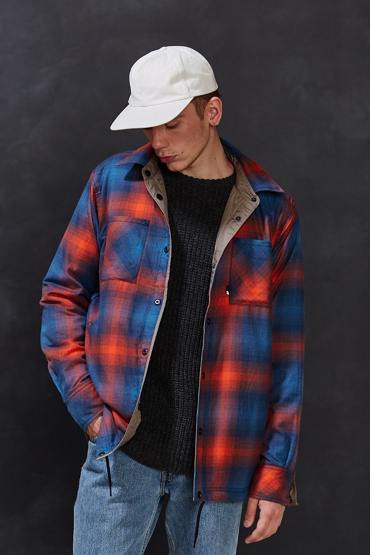 north face flannel shirt jacket