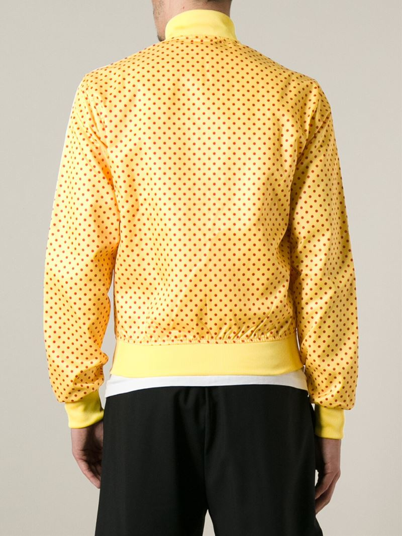 Lyst - Adidas Polka Dot Track Jacket in Yellow for Men