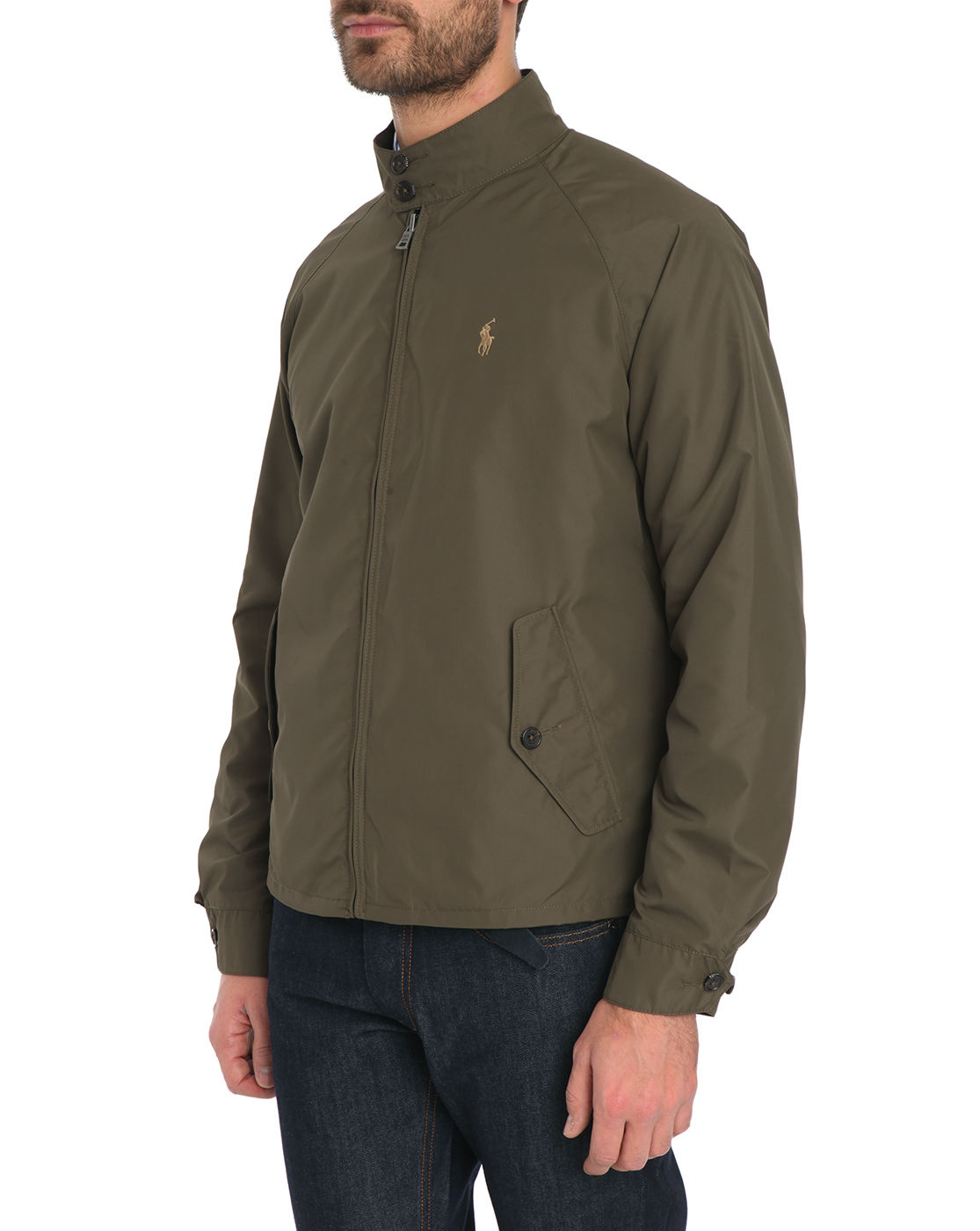 Polo ralph lauren Khaki Nylon Raglan Jacket in Khaki for Men Lyst