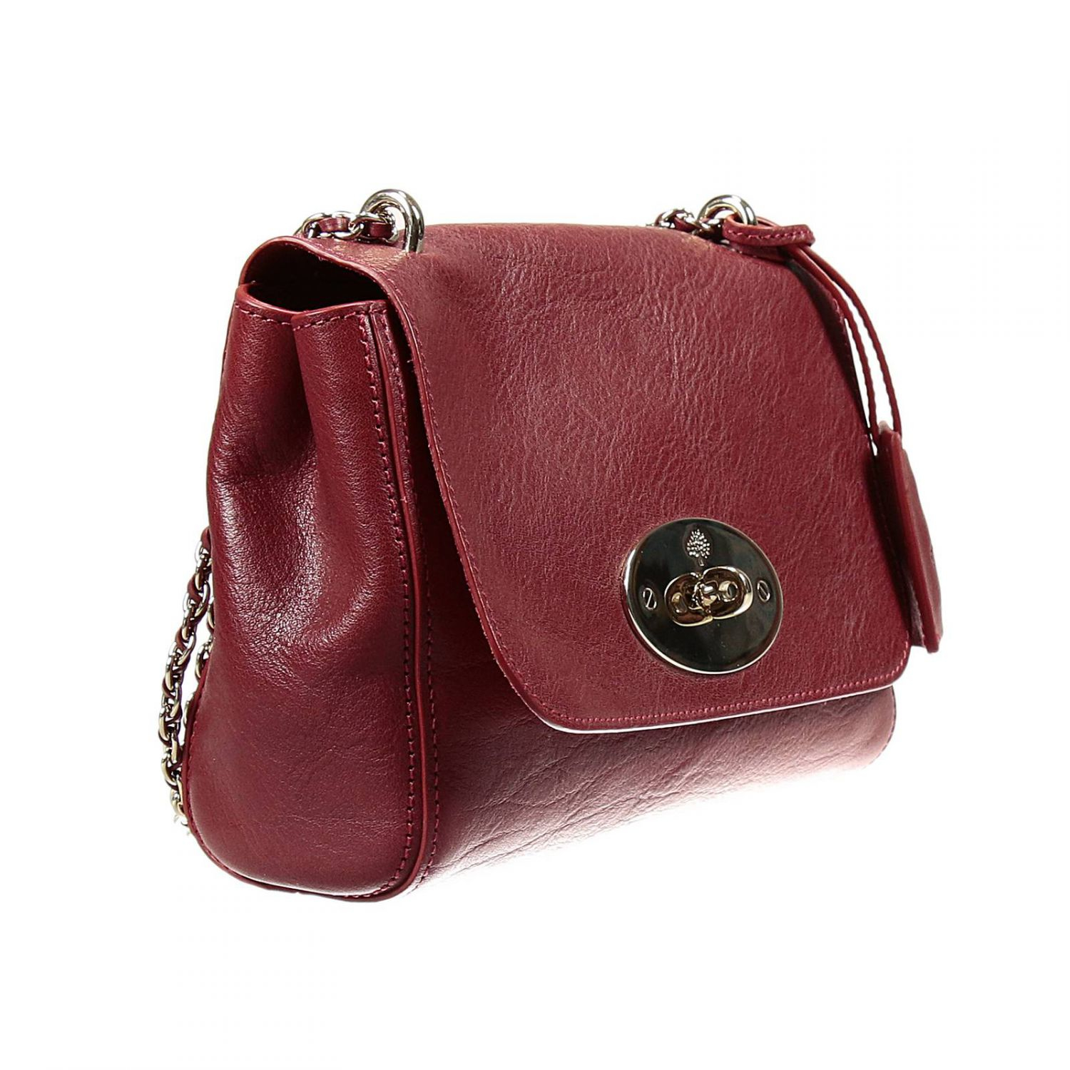 Lyst - Mulberry Blossom Perforated Leather Shoulder Bag in Red