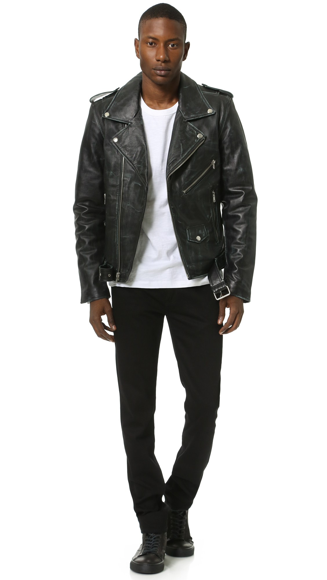 Lyst Blk Dnm Leather Jacket 5 In Blue For Men Gallery