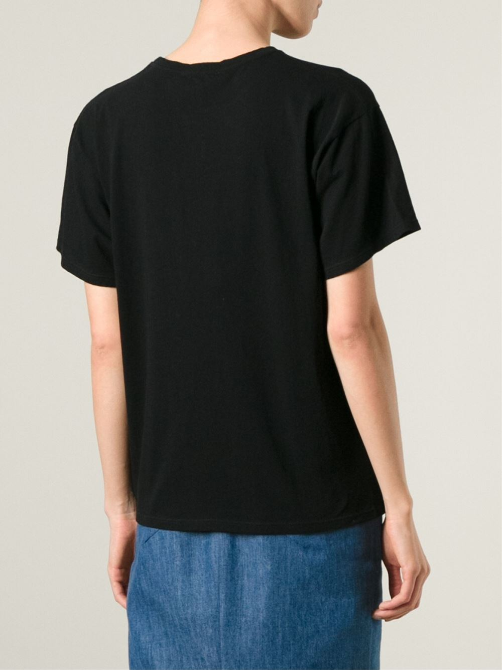 Lyst - Gucci Butterfly T-Shirt in Black