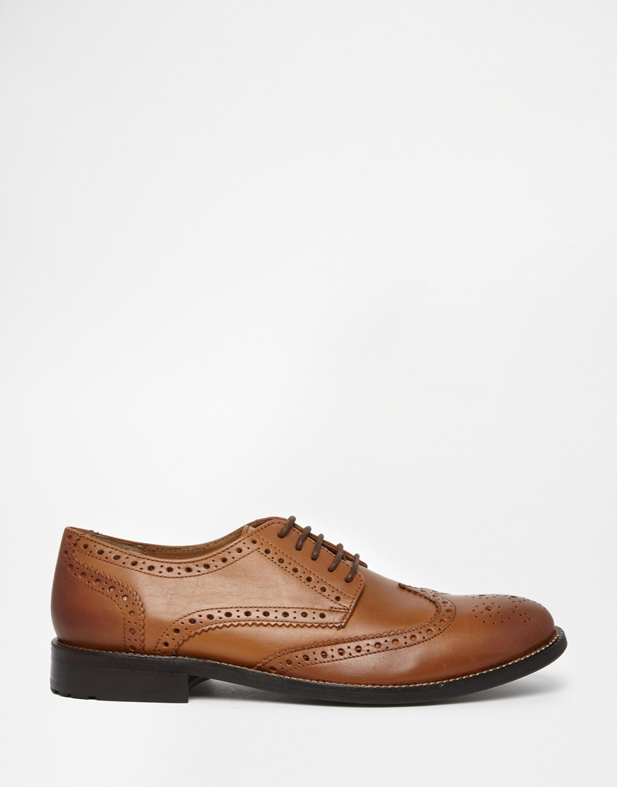 Lyst - Ben Sherman Brogue Shoes in Brown for Men