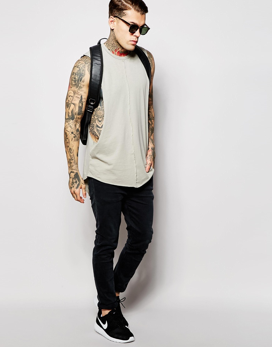 dropped hem shirt