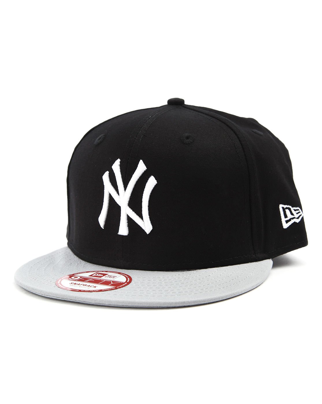 New era Nyc Black And Grey Snapback in Black for Men | Lyst