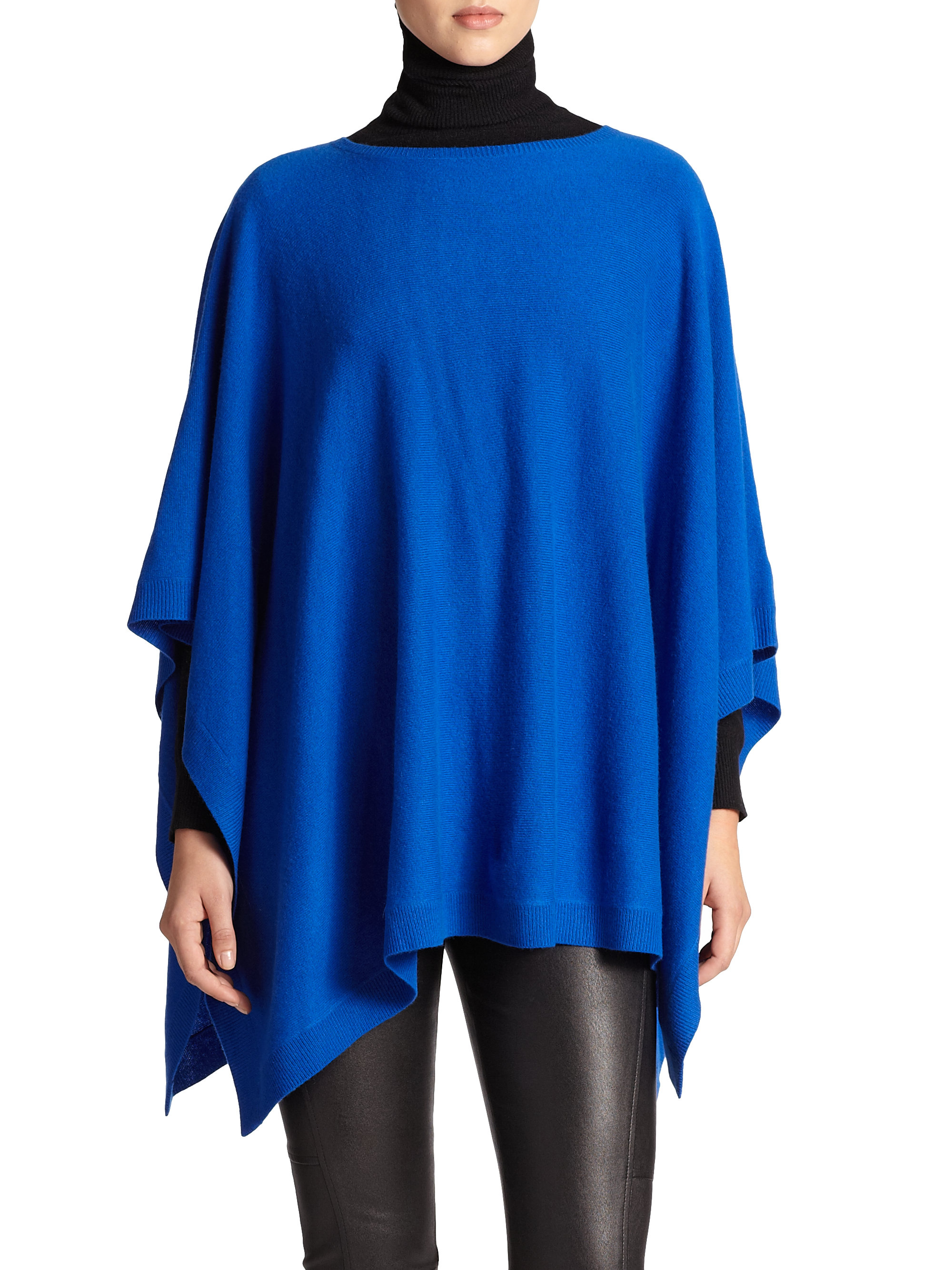 Lyst - Polo Ralph Lauren Cashmere Poncho in Blue