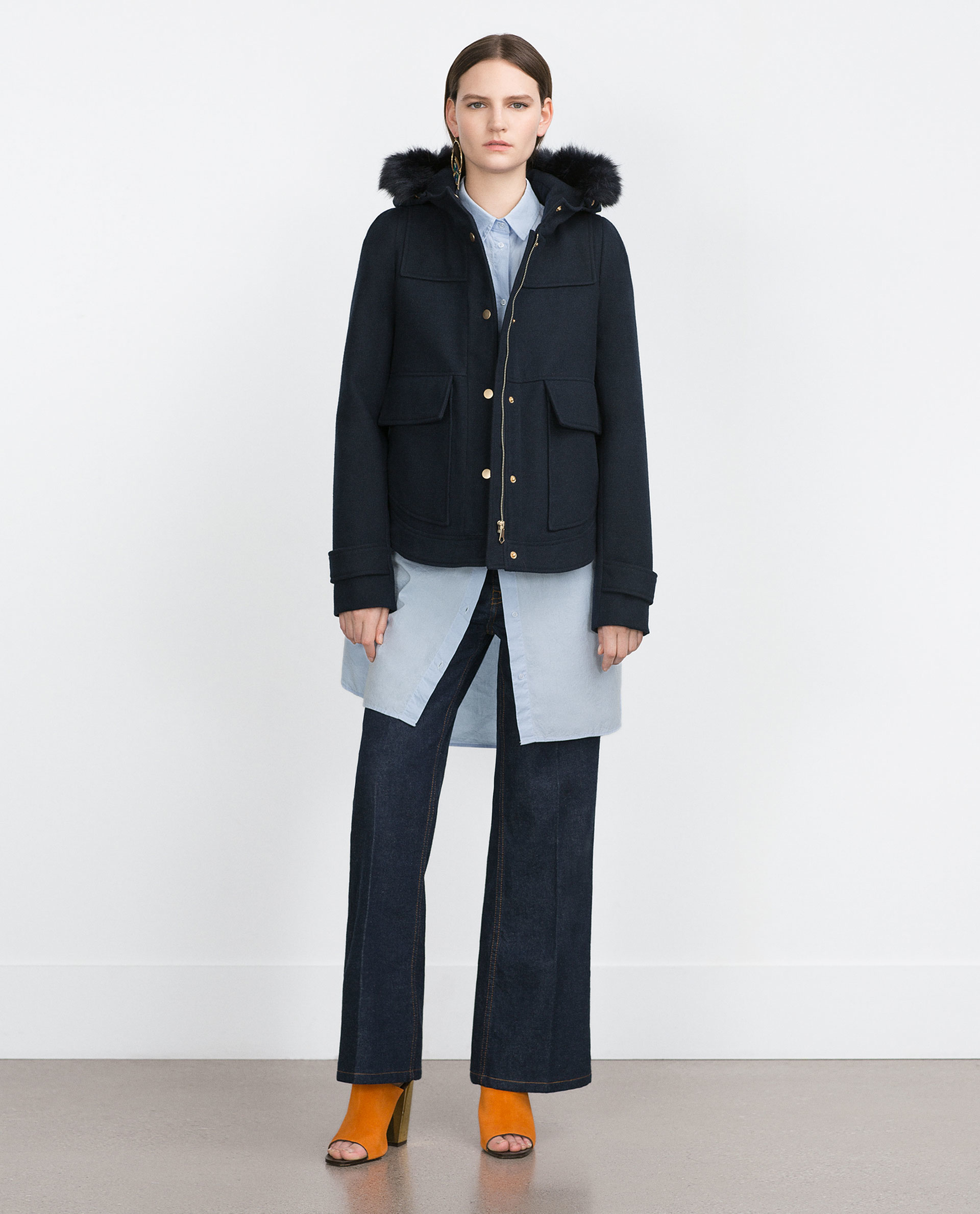 Zara Faux Fur Coats Tradingbasis Faux Fur Collar Biker Jacket Jackets Woman Zara United States Gallery Fall Fashion Gets It White Stani Entertainment