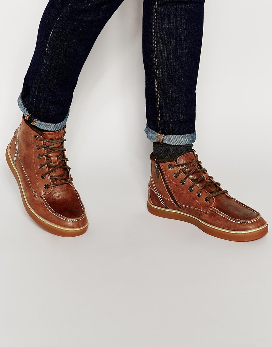 Lyst - Timberland Hudston Moc Toe Chukka Boots in Brown for Men