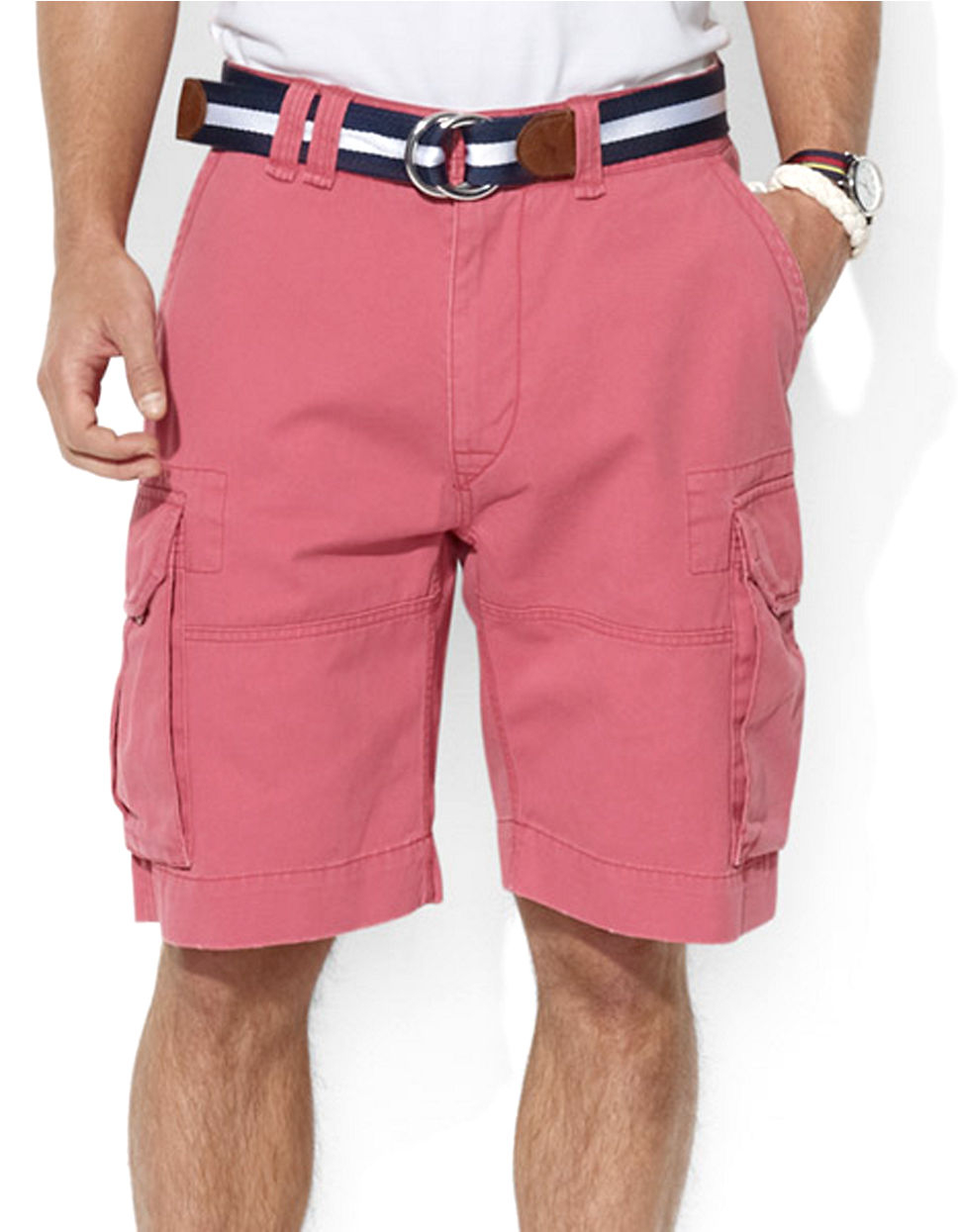 Polo ralph lauren New Gellar Fatigue Vintage Chino Shorts in Pink for ...