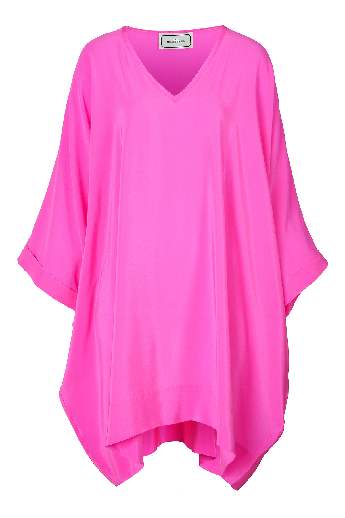 By Malene Birger Silk Tunic Dress in Pink | Lyst