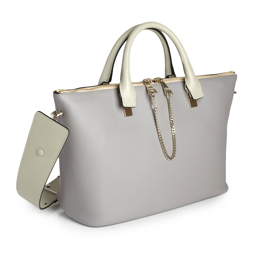 Chlo Baylee Small Cashmere Grey Satchel in Gray (Grey) | Lyst