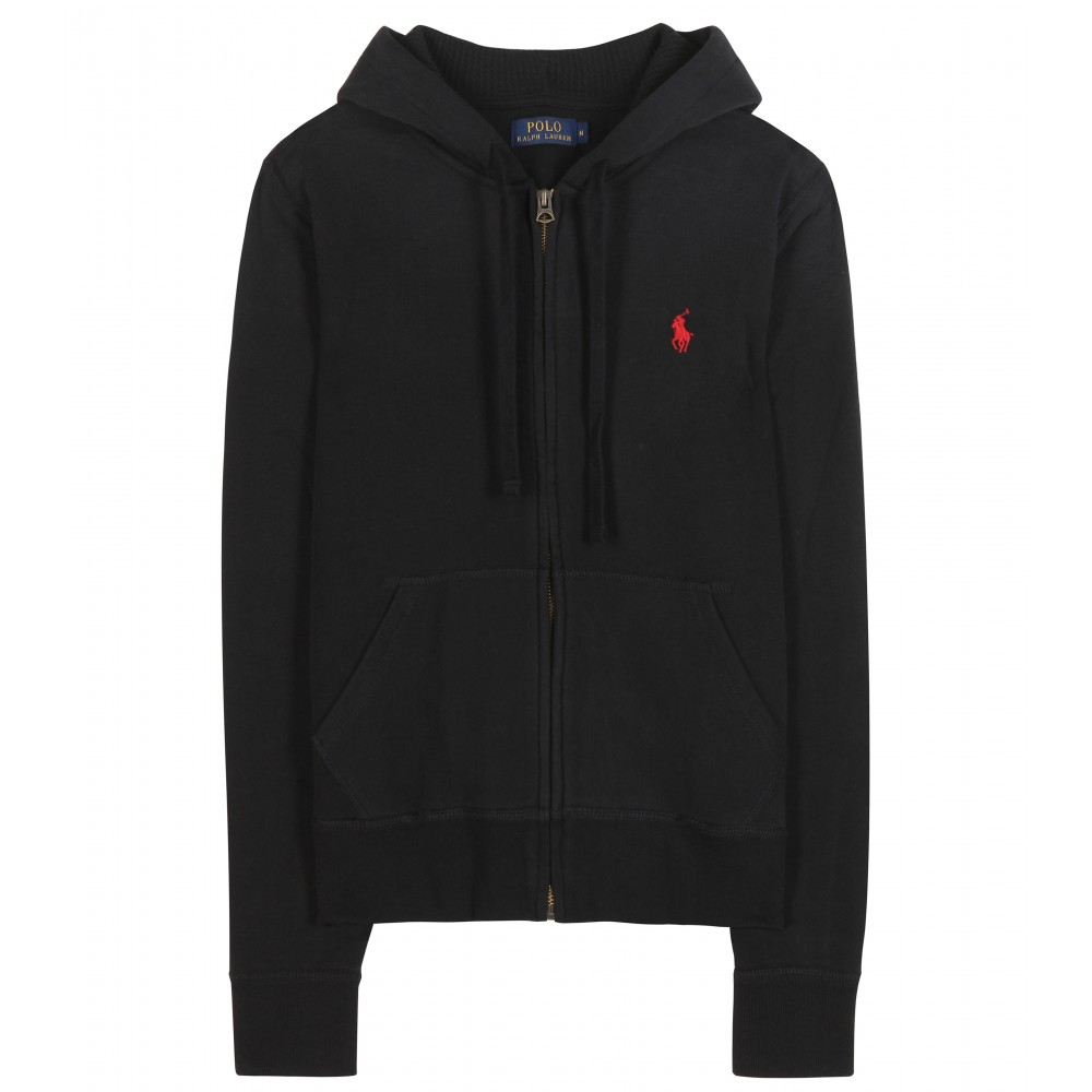 Polo ralph lauren Martine Jersey Hoodie in Black | Lyst