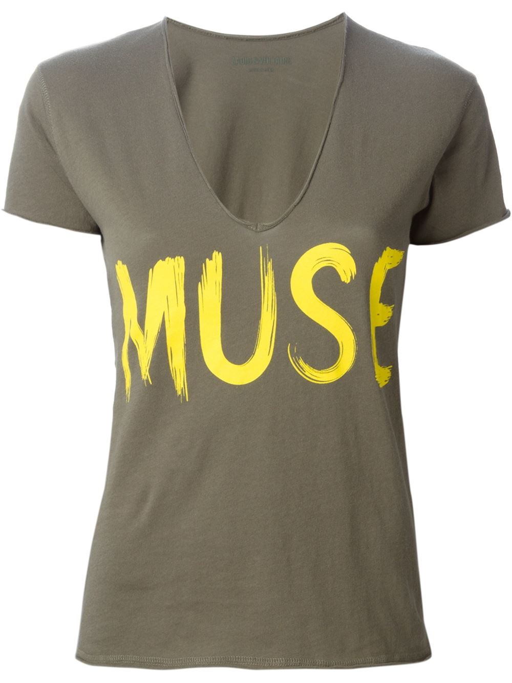 Lyst - Zadig & Voltaire 'Muse' Print T-Shirt in Green