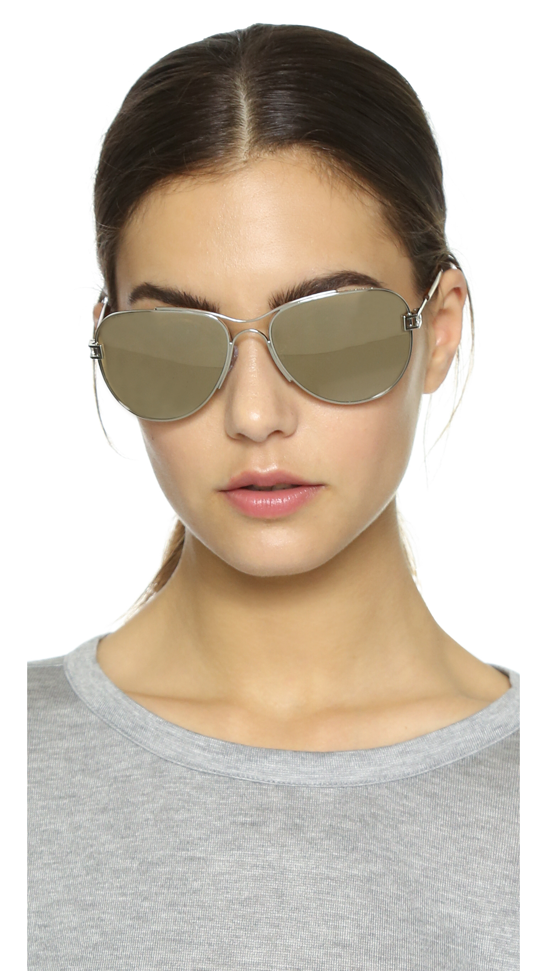 celine mirrored aviator sunglasses