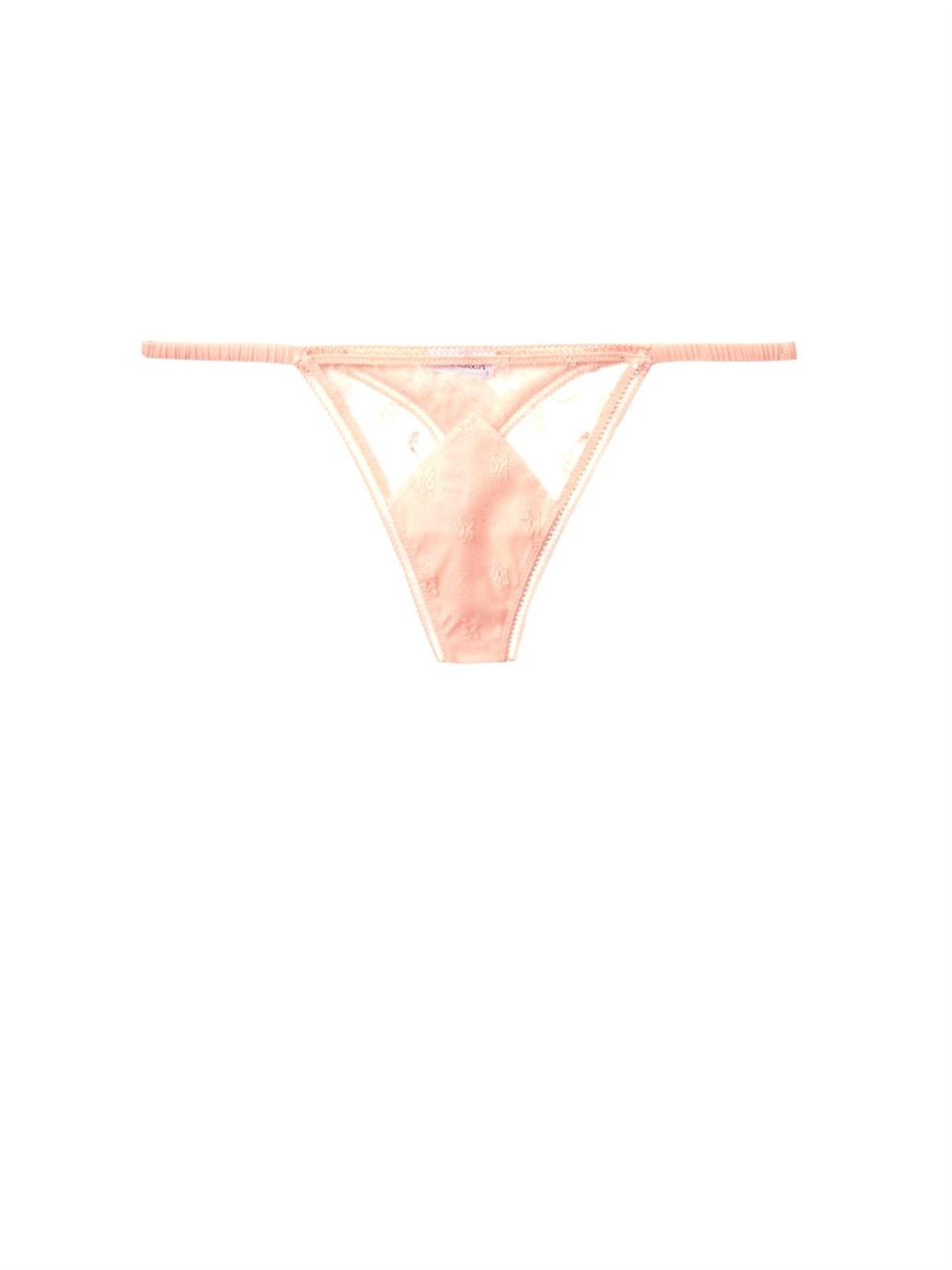 Lyst - La Perla Saree Lace Thong in Pink