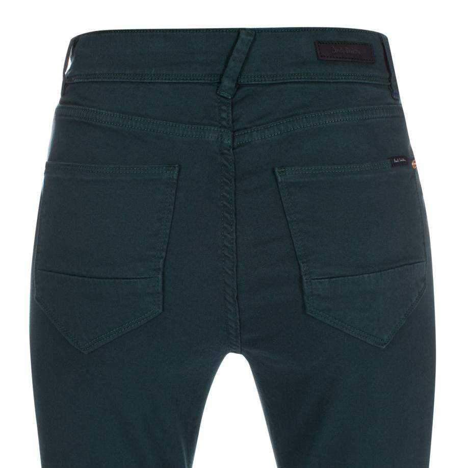 Lyst - Paul Smith Women's Dark Green Denim Skinny-fit Jeans in Green