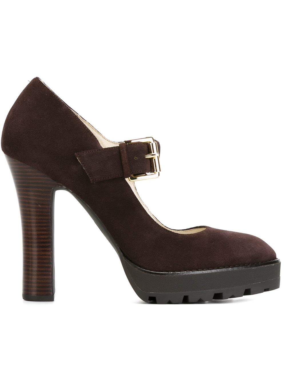 brown mary jane pumps