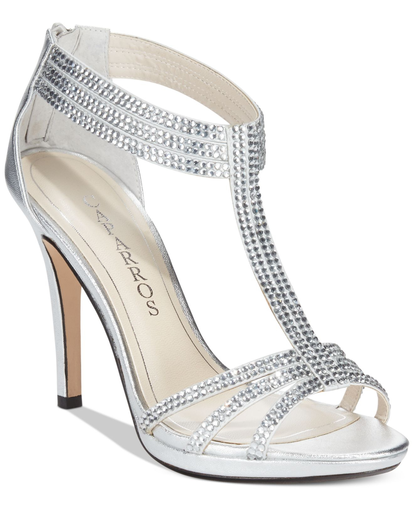 Caparros Maddy Evening Sandals in Silver (Silver Metallic) | Lyst