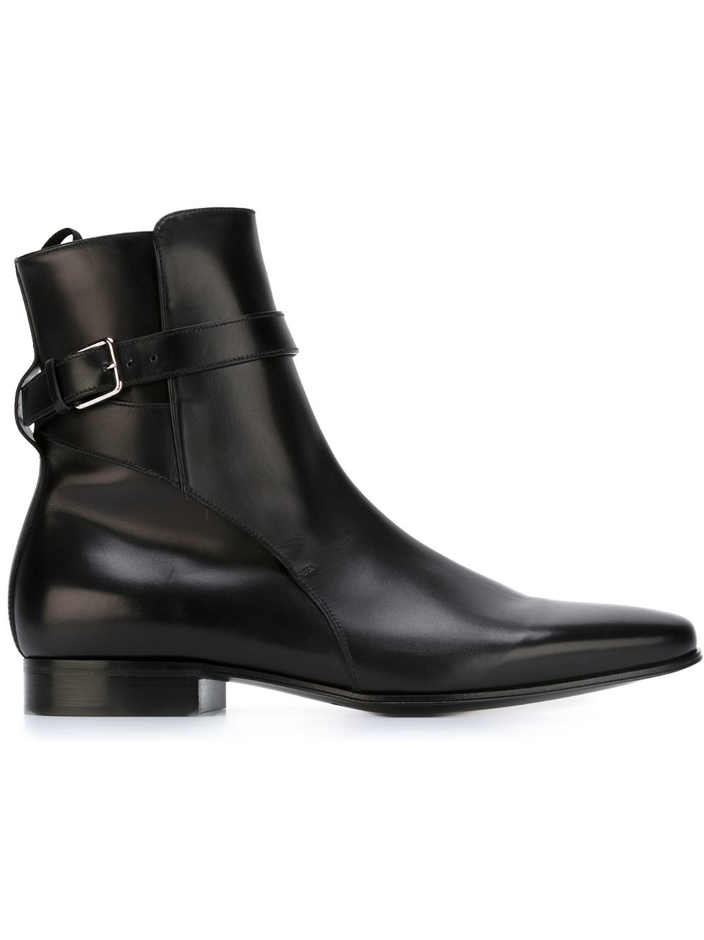 Givenchy Buckled Ankle Boots in Black for Men | Lyst