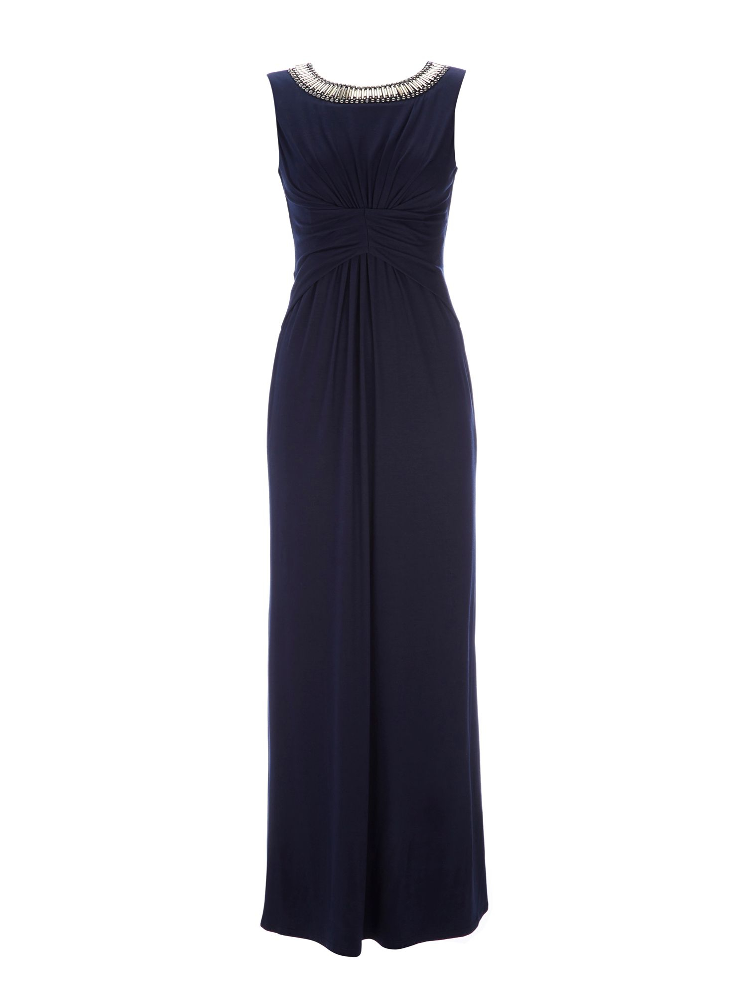 Wallis Navy Blue Embellished Maxi in Blue (Navy) | Lyst