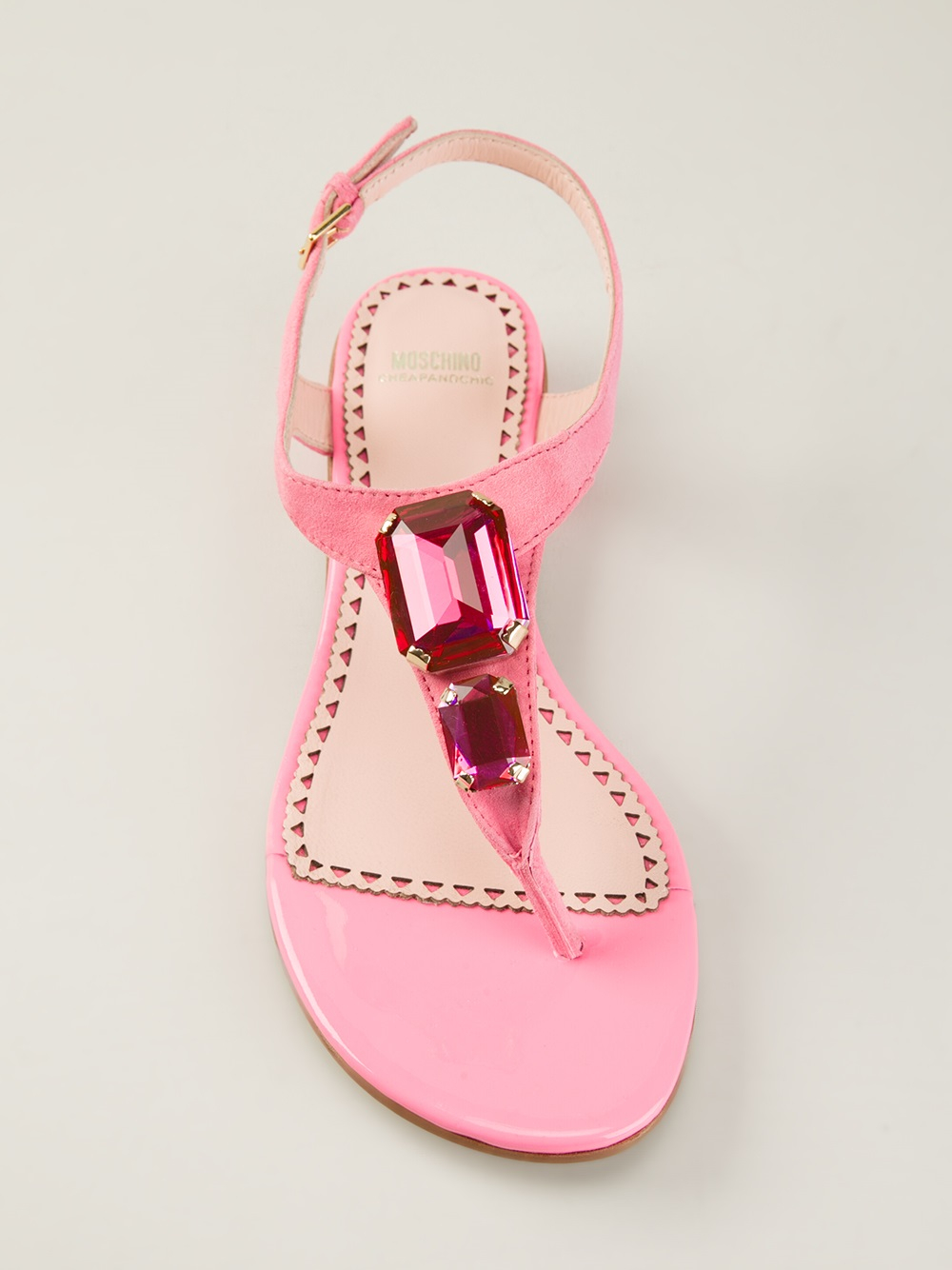 moschino thong sandals