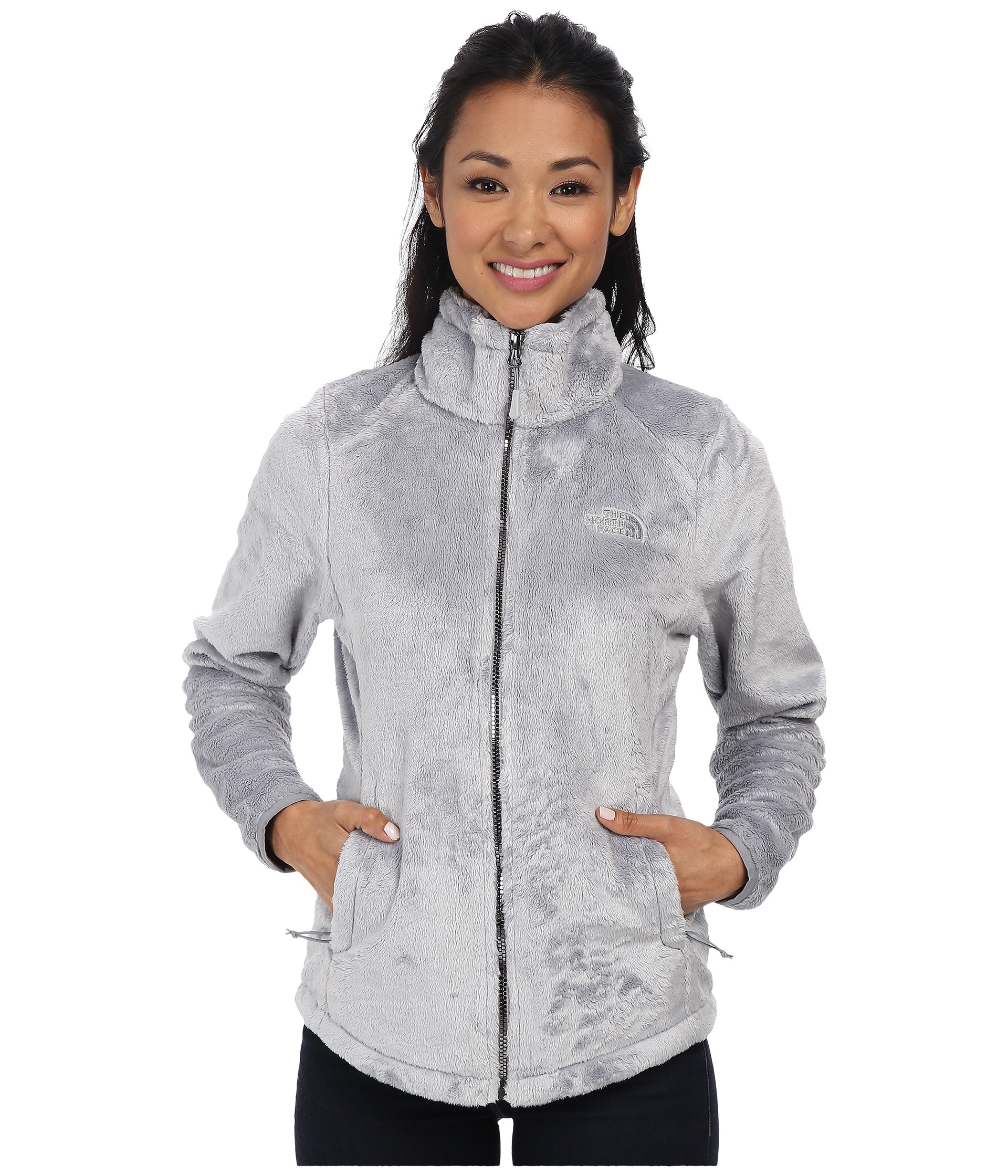 The north face Osito 2 Jacket in Gray - Save 51% | Lyst