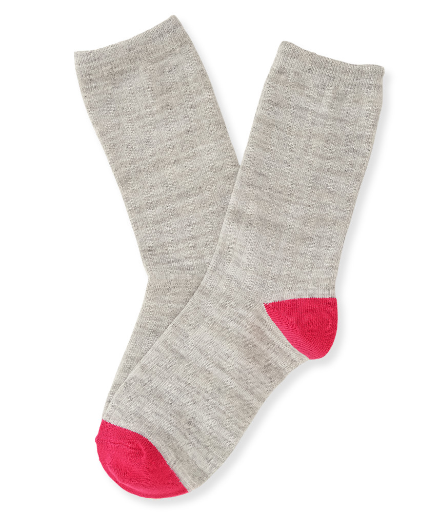 Aeropostal Space Dye Crew Socks in Red (LIGHT HEATHER GREY) | Lyst