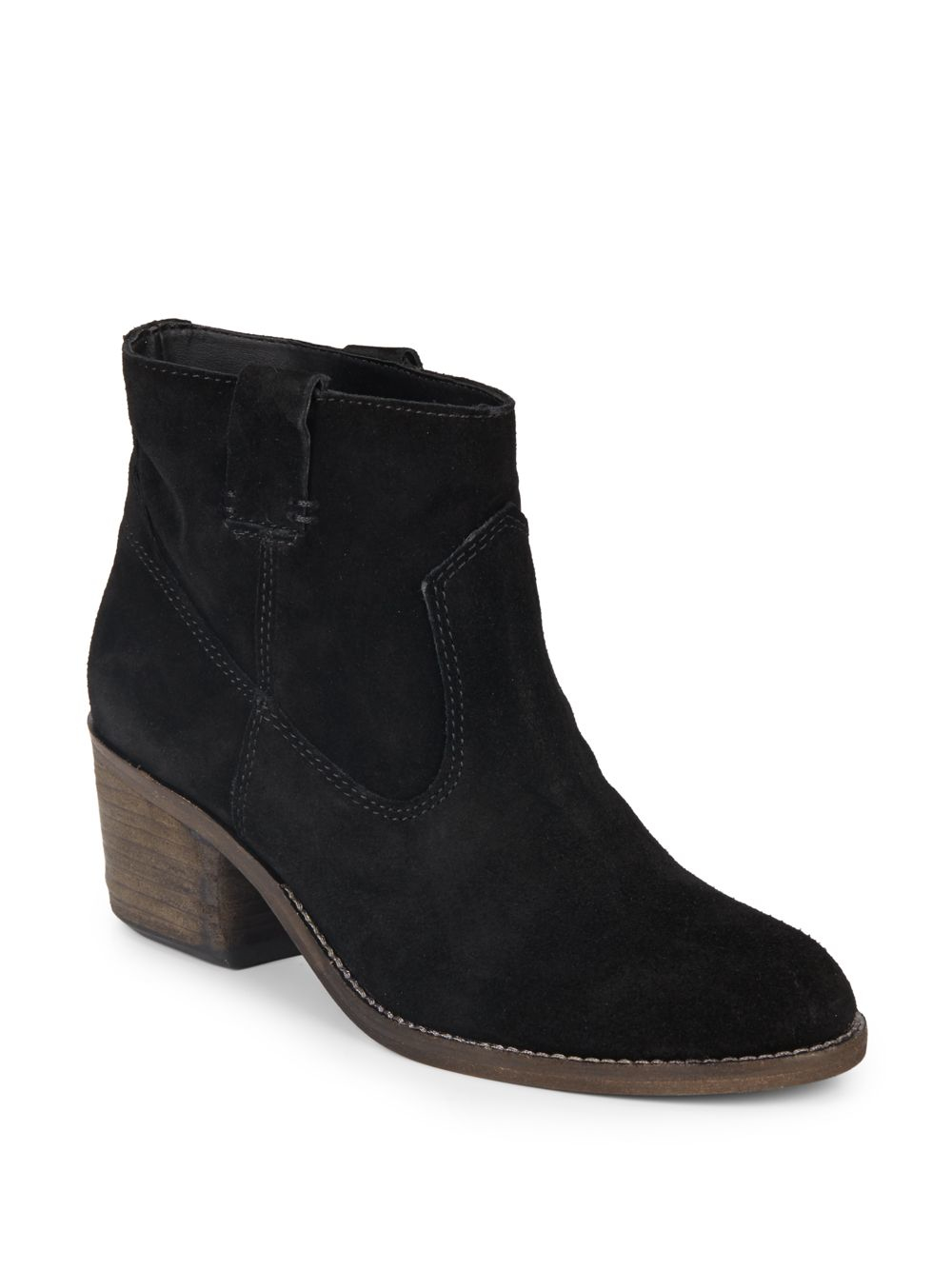 Lyst - Dolce Vita Greggar Suede Booties in Black