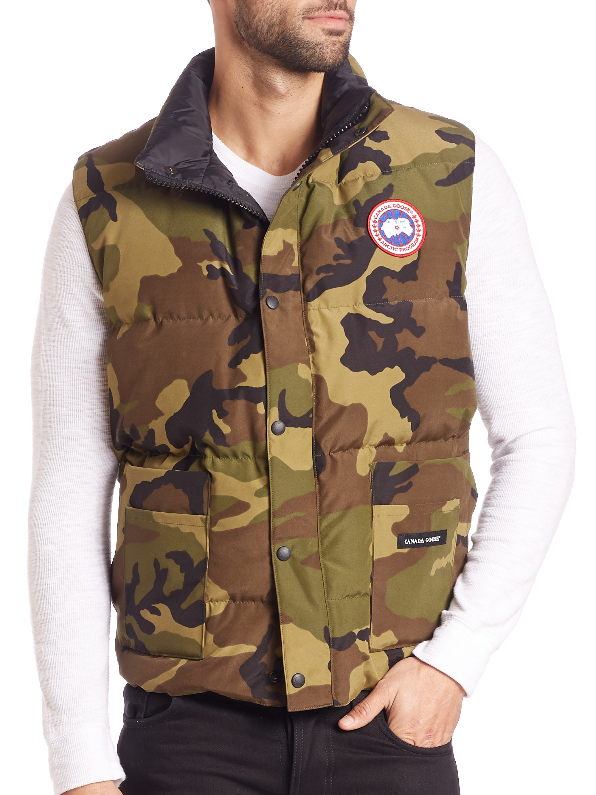 canada goose blue camo vest canada goose blue camo vest