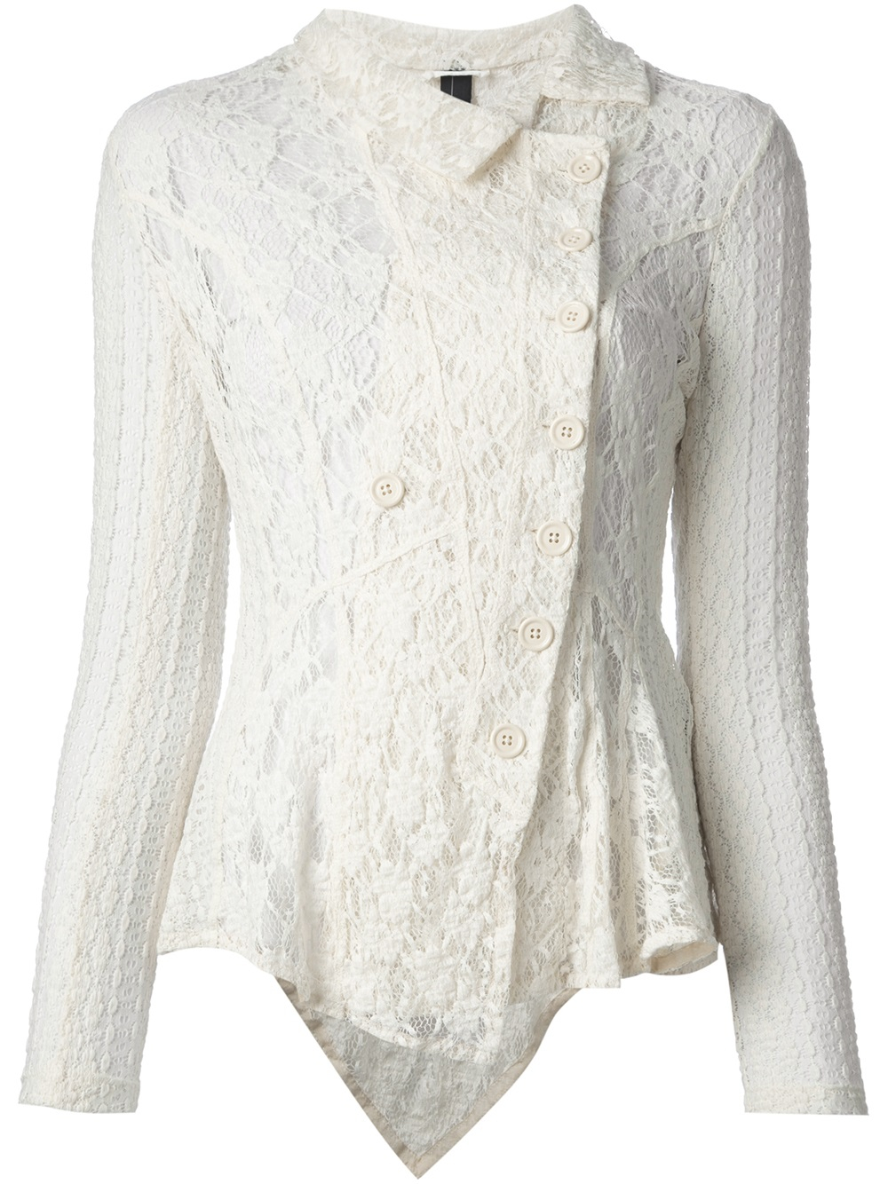 Lyst High Earnest Lace Jacket in White