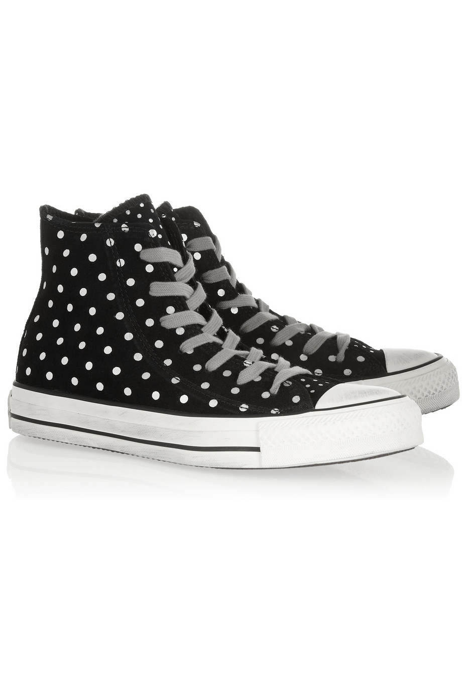 polka dot converse platform