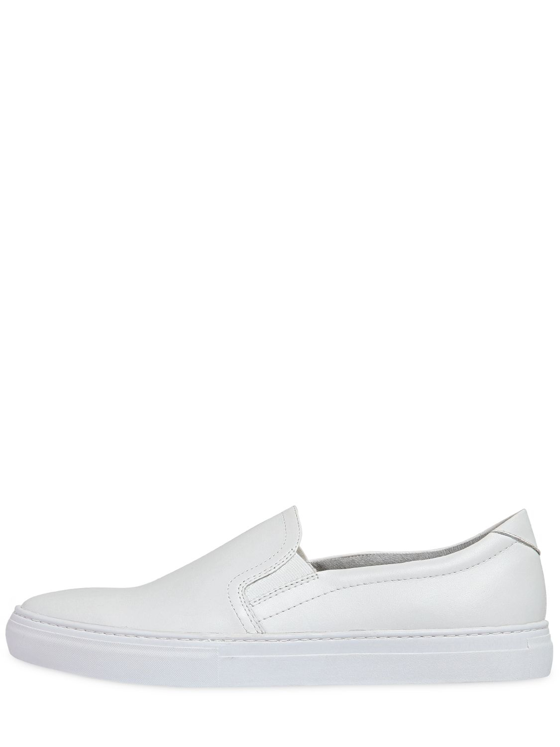 Lyst - Vagabond Leather Slip-on Sneakers in White for Men