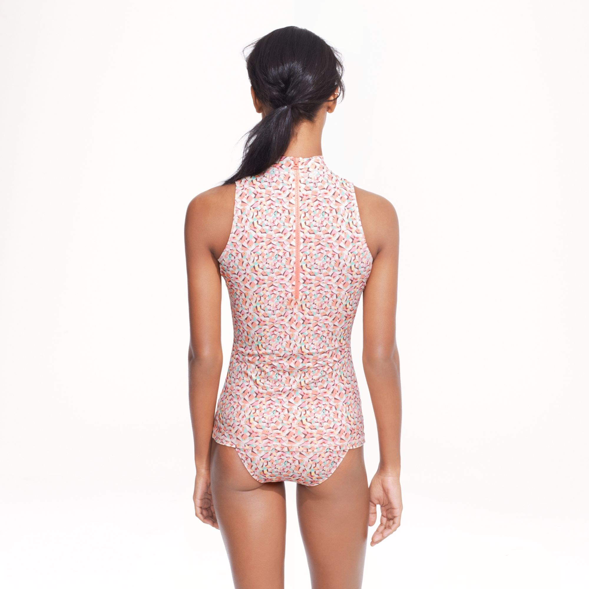J.crew Liberty Sleeveless Rash Guard in Poppys Patchwork Lyst