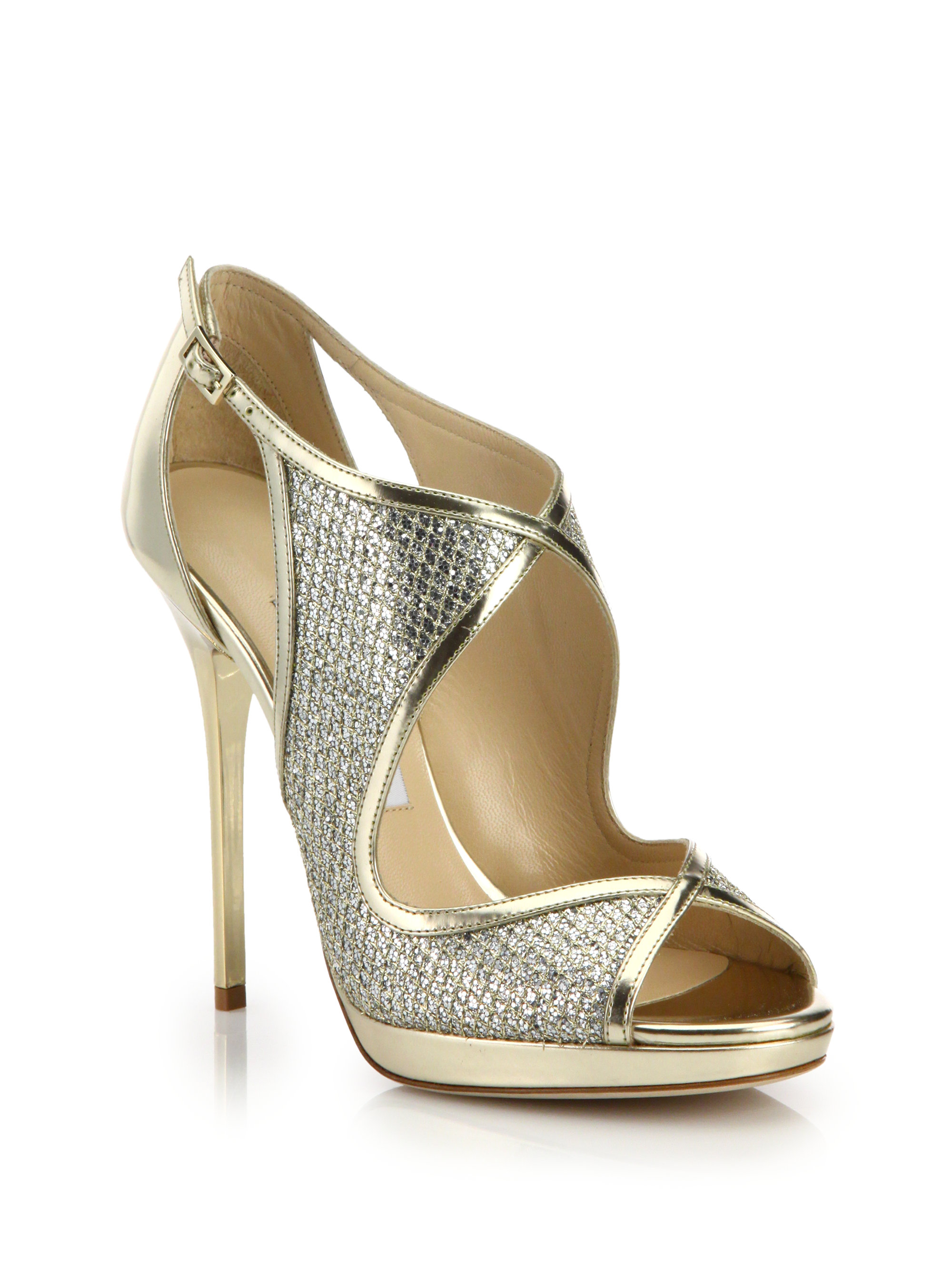 jimmy choo sparkly sandals