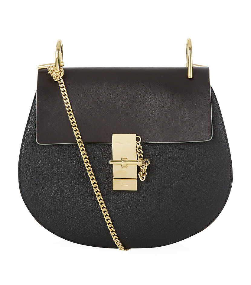 Chloé Medium Drew Shoulder Bag in Black | Lyst