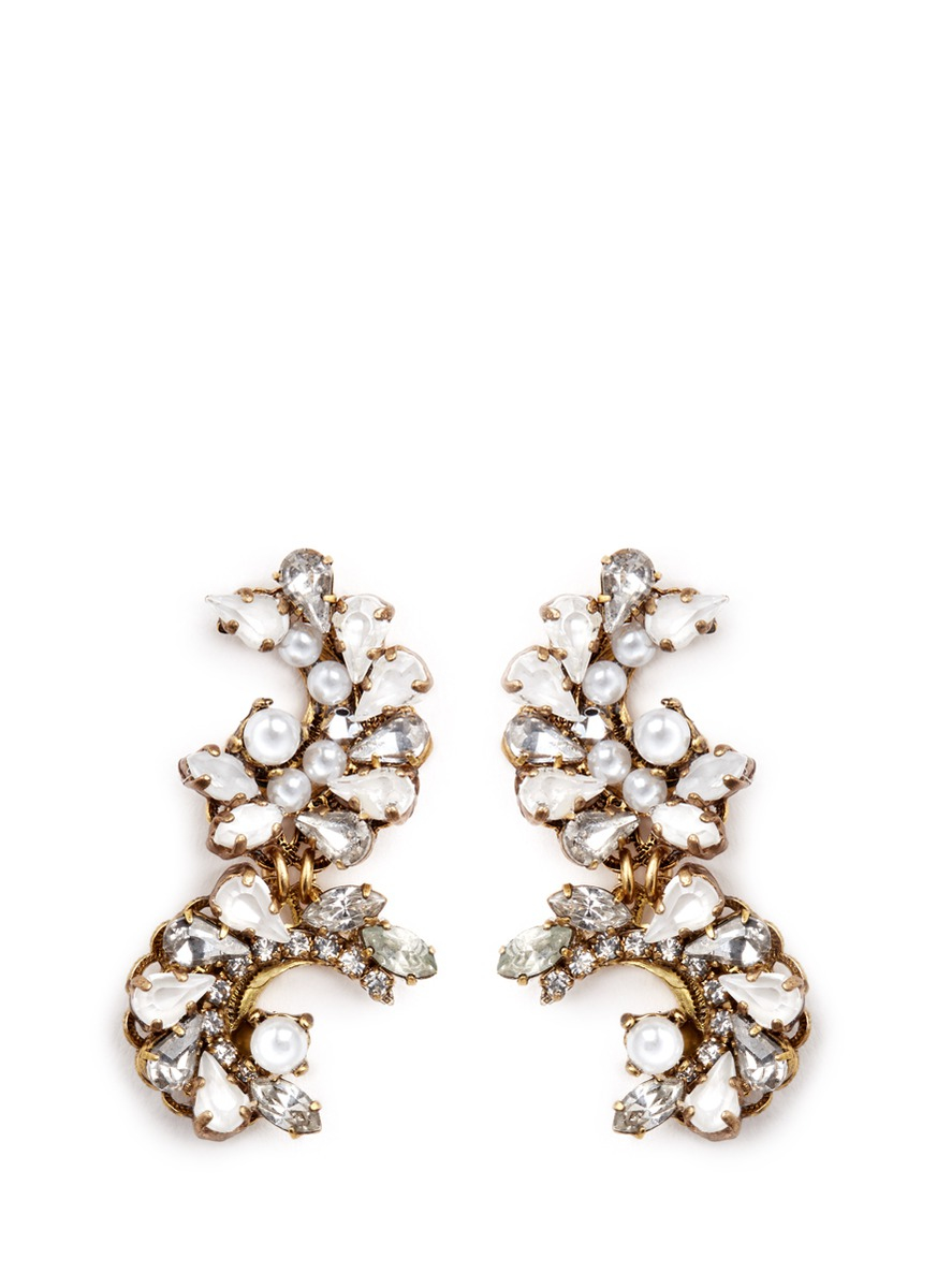 Lyst Erickson Beamon Swan Lake Swarovski Crystal 24k Gold Plated Gallery