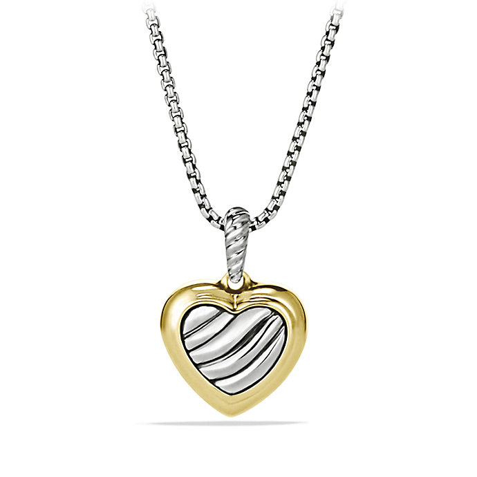 Lyst David Yurman Cable Collectibles Heart Pendant Necklace With Gallery